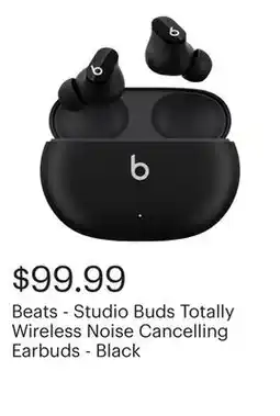 Best Buy Beats - Studio Buds Totally Wireless Noise Cancelling Earbuds - Black offer