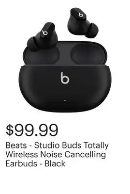 Best Buy Beats - Studio Buds Totally Wireless Noise Cancelling Earbuds - Black offer