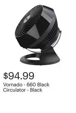 Best Buy Vornado - 660 Black Circulator - Black offer