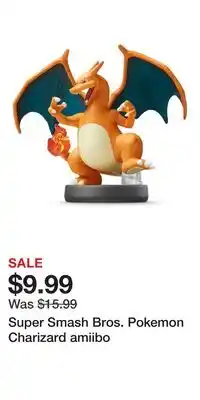 Game Stop Super Smash Bros. Pokemon Charizard amiibo offer