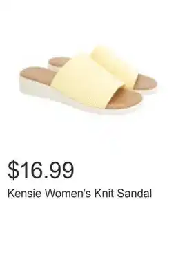 Costco Kensie Women's Knit Sandal offer