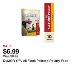 Tractor Supply Company DuMOR 17% All Flock Pelleted Poultry Feed offer