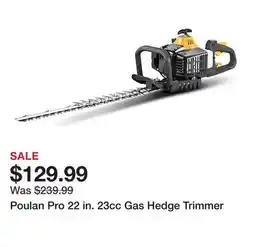 Tractor Supply Company Poulan Pro 22 in. 23cc Gas Hedge Trimmer offer