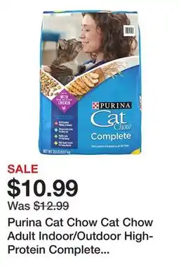 Tractor Supply Company Purina Cat Chow Cat Chow Adult Indoor/Outdoor High-Protein Complete Chicken Recipe Dry Cat Food offer