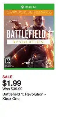 Game Stop Battlefield 1: Revolution - Xbox One offer