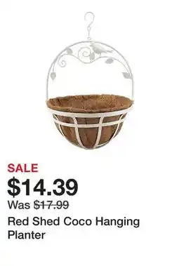 Tractor Supply Company Red Shed Coco Hanging Planter offer
