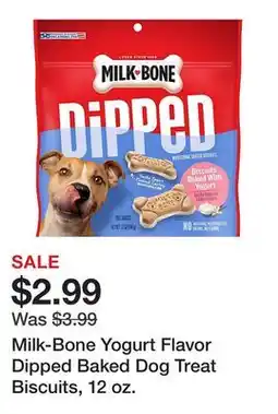 Tractor Supply Company Milk-Bone Yogurt Flavor Dipped Baked Dog Treat Biscuits, 12 oz offer