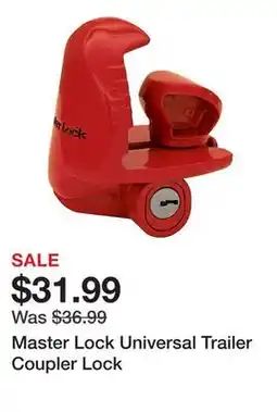 Tractor Supply Company Master Lock Universal Trailer Coupler Lock offer