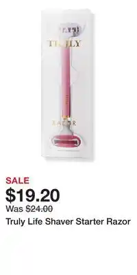 Ulta Beauty Truly Life Shaver Starter Razor offer