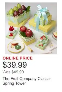 Costco The Fruit Company Classic Spring Tower offer