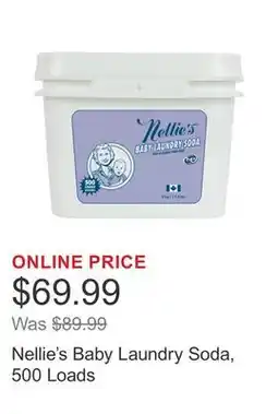 Costco Nellie's Baby Laundry Soda, 500 Loads offer