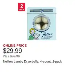 Costco Nellie's Lamby Dryerballs, 4-count, 2-pack offer