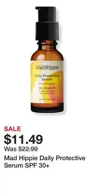 Ulta Beauty Mad Hippie Daily Protective Serum SPF 30+ offer