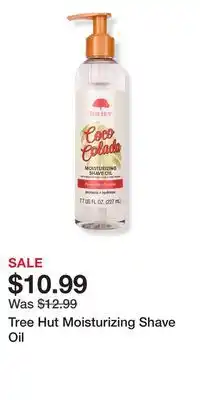 Ulta Beauty Tree Hut Moisturizing Shave Oil offer