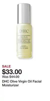 Ulta Beauty DHC Olive Virgin Oil Facial Moisturizer offer