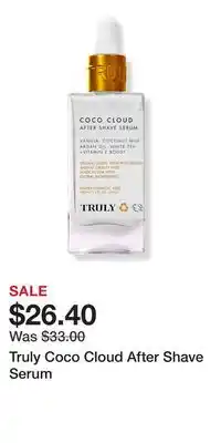 Ulta Beauty Truly Coco Cloud After Shave Serum offer