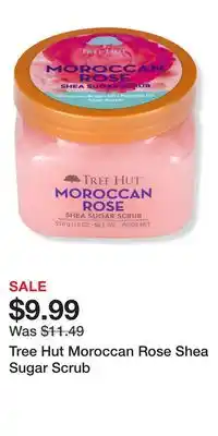 Ulta Beauty Tree Hut Moroccan Rose Shea Sugar Scrub offer
