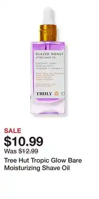 Ulta Beauty Tree Hut Tropic Glow Bare Moisturizing Shave Oil offer