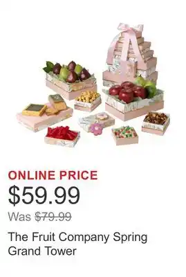 Costco The Fruit Company Spring Grand Tower offer
