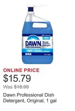 Costco Dawn Professional Dish Detergent, Original, 1 gal offer