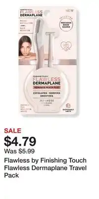 Ulta Beauty Flawless by Finishing Touch Flawless Dermaplane Travel Pack offer