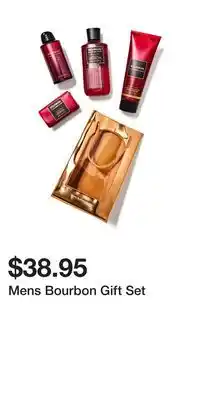Bath & Body Works Mens Bourbon Gift Set offer