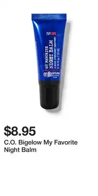 Bath & Body Works C.O. Bigelow My Favorite Night Balm offer