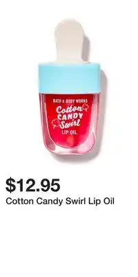 Bath & Body Works Cotton Candy Swirl Lip Oil offer