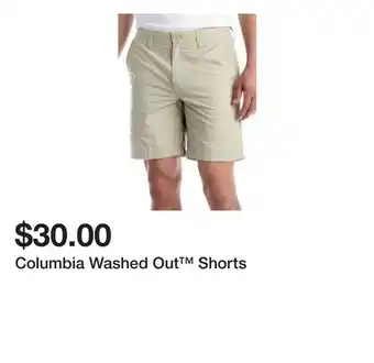 Belk Columbia Washed Out Shorts offer