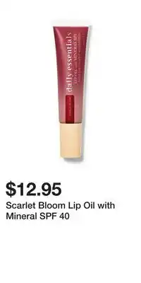 Bath & Body Works Scarlet Bloom Lip Oil with Mineral SPF 40 offer