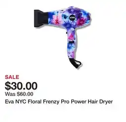 Belk Eva NYC Floral Frenzy Pro Power Hair Dryer offer