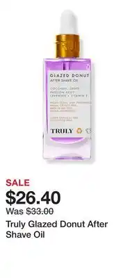 Ulta Beauty Truly Glazed Donut After Shave Oil offer