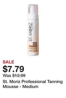 Belk St. Moriz Professional Tanning Mousse - Medium offer
