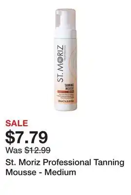Belk St. Moriz Professional Tanning Mousse - Medium offer