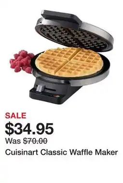 Belk Cuisinart Classic Waffle Maker offer