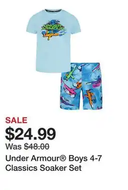 Belk Under Armour Boys 4-7 Classics Soaker Set offer