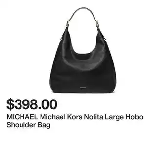 Belk MICHAEL Michael Kors Nolita Large Hobo Shoulder Bag offer