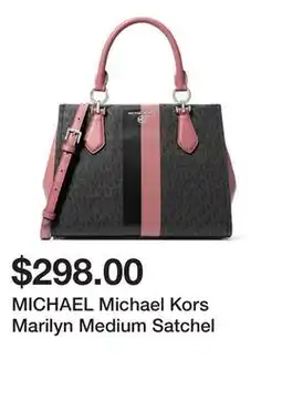 Belk MICHAEL Michael Kors Marilyn Medium Satchel offer