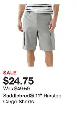 Belk Saddlebred 11 Ripstop Cargo Shorts offer