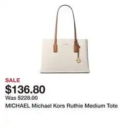 Belk MICHAEL Michael Kors Ruthie Medium Tote offer