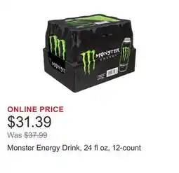 Costco Monster Energy Drink, 24 fl oz, 12-count offer