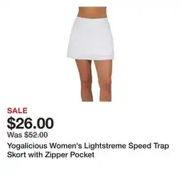 Belk Yogalicious Women's Lightstreme Speed Trap Skort with Zipper Pocket offer