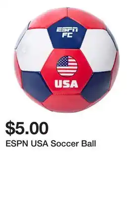 Five Below ESPN USA Soccer Ball offer