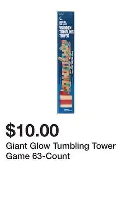 Five Below Giant Glow Tumbling Tower Game 63-Count offer