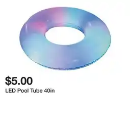 Five Below LED Pool Tube 40in offer