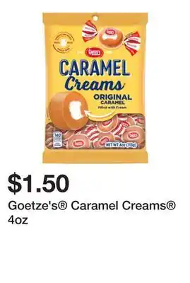 Five Below Goetze's Caramel Creams 4oz offer