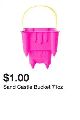 Five Below Sand Castle Bucket 71oz offer
