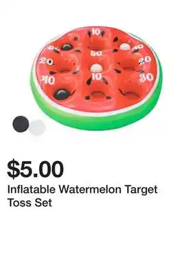 Five Below Inflatable Watermelon Target Toss Set offer