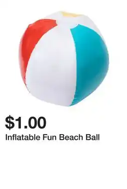 Five Below Inflatable Fun Beach Ball offer