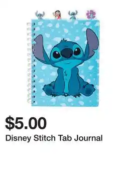Five Below Disney Stitch Tab Journal offer